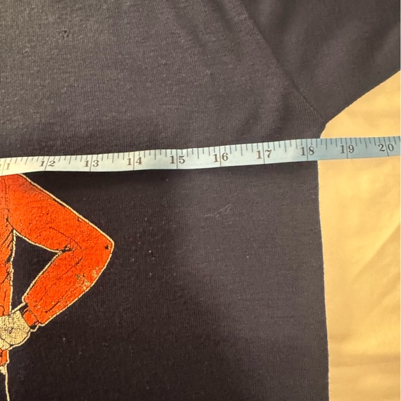 Carrier Day 1970s Vintage Graphic T-Shirt Medium Blue - Picture 8 of 8